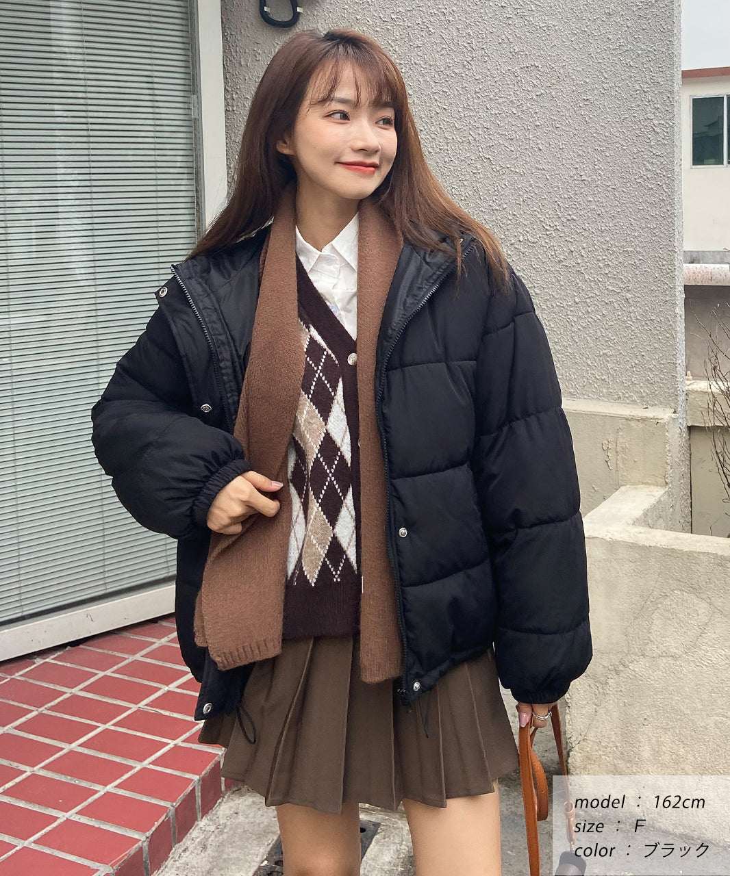 アドティエ ad thie フード付きエコダウンブルゾン