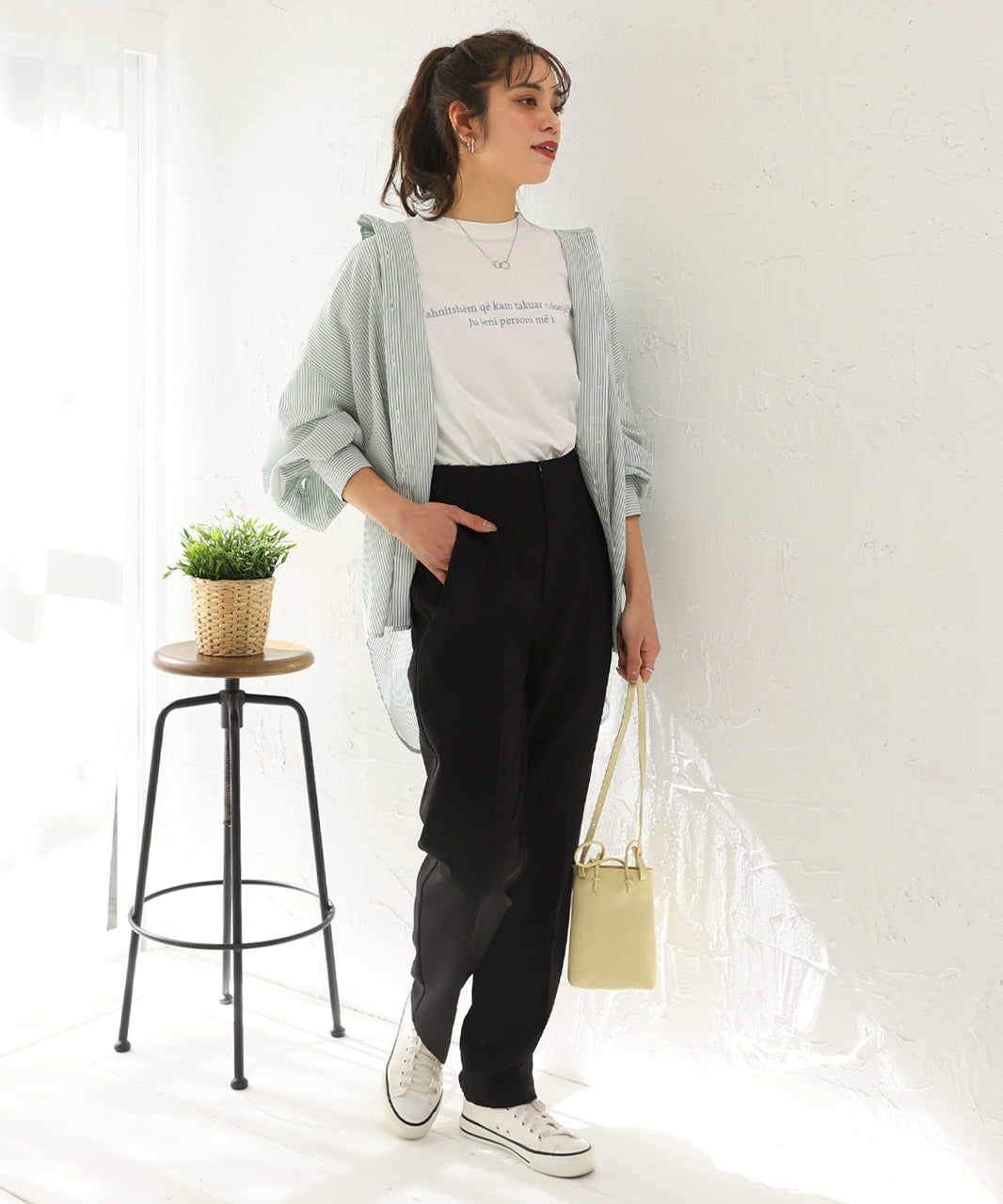 Adthie Tapered Pants Darts Center Press Color Darts Three-Dimensional Spring Clothes Spring
