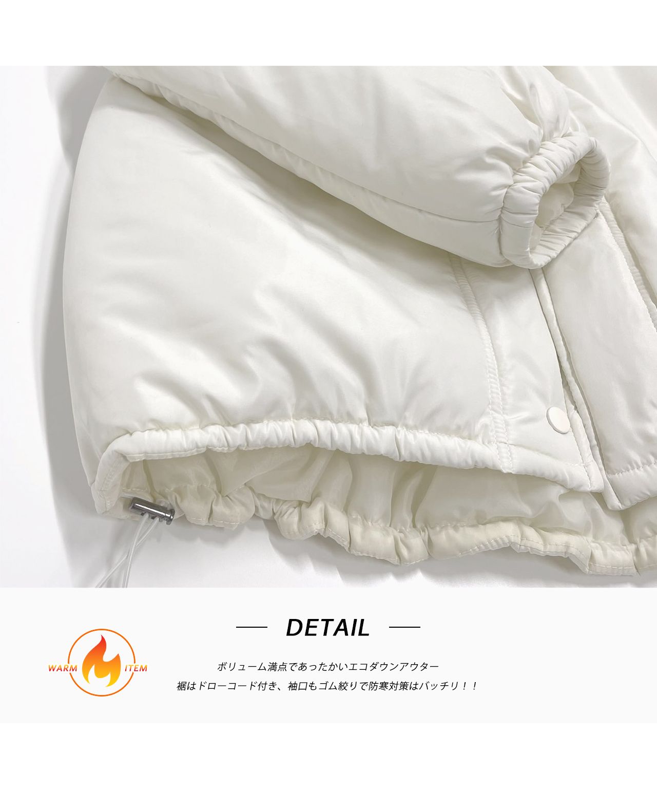 Adthie ad thie 【2023AW New Collection】 Detachable Neck Mid-Weight Blouson