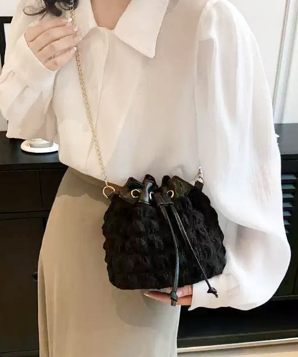 アドティエ ad thie 【2025SS新作】ポップコーンバケットチェーンバッグ (オフホワイト) オフホワイト