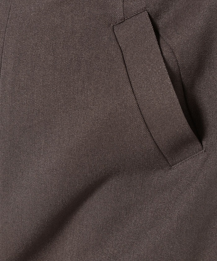 ルクールブラン le.coeur blanc 【le.coeur blanc/ルクールブラン】ウールライクイージータイトスカート (D/ブラウン) D/ブラウン