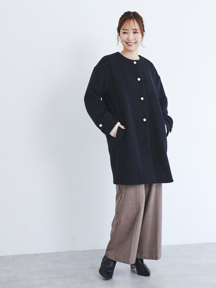 le.coeur blanc Perle Peche パールツキコート