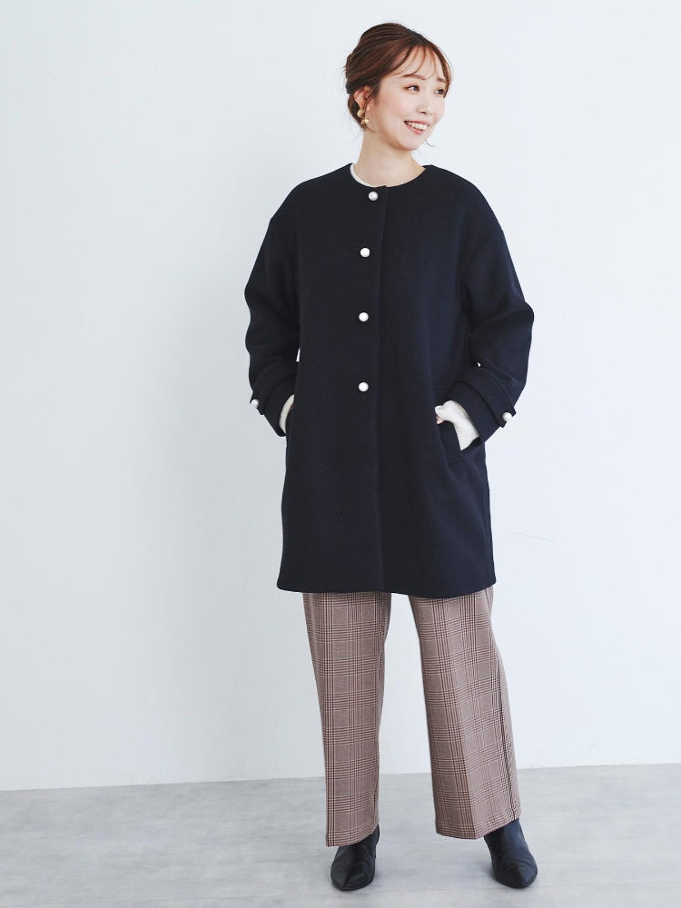 le.coeur blanc Perle Peche パールツキコート