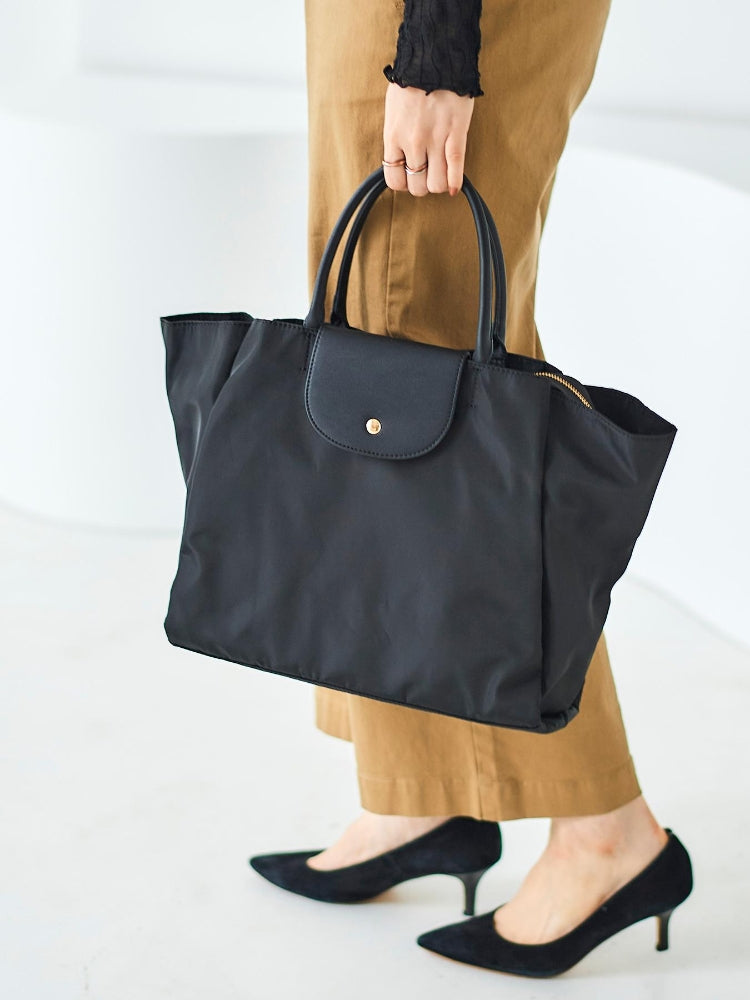 ルクールブラン le.coeur blanc フラップツキトート (ネイビー) ネイビー