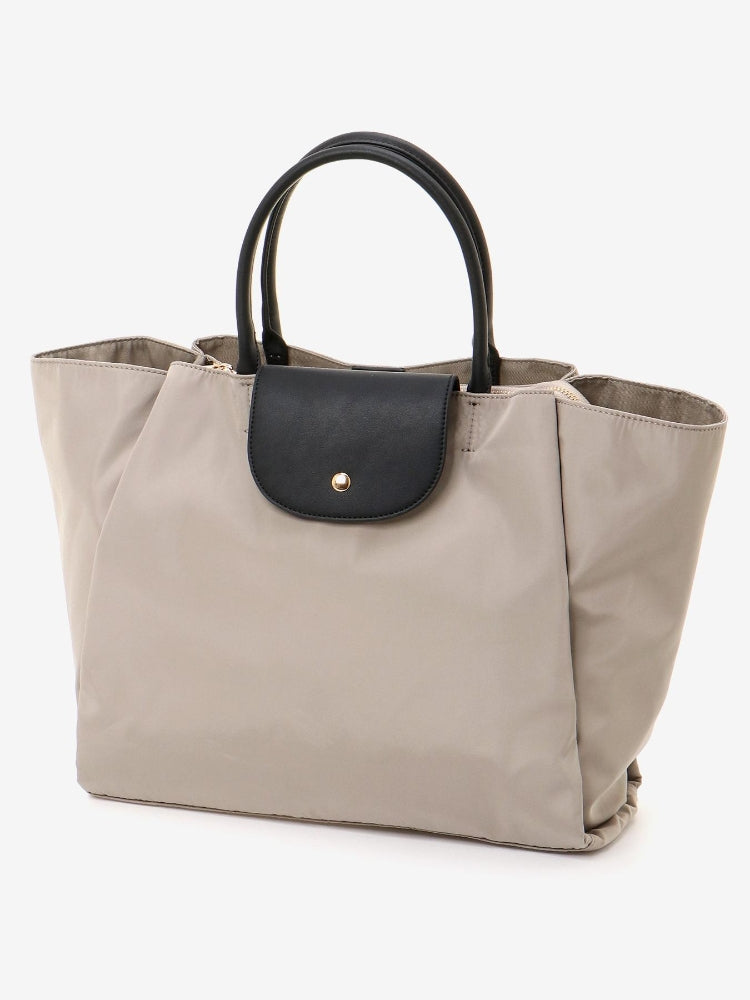 ルクールブラン le.coeur blanc フラップツキトート (ネイビー) ネイビー