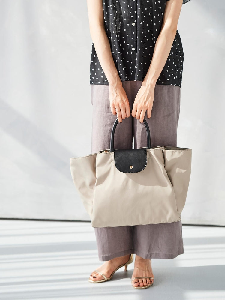 ルクールブラン le.coeur blanc フラップツキトート (ネイビー) ネイビー