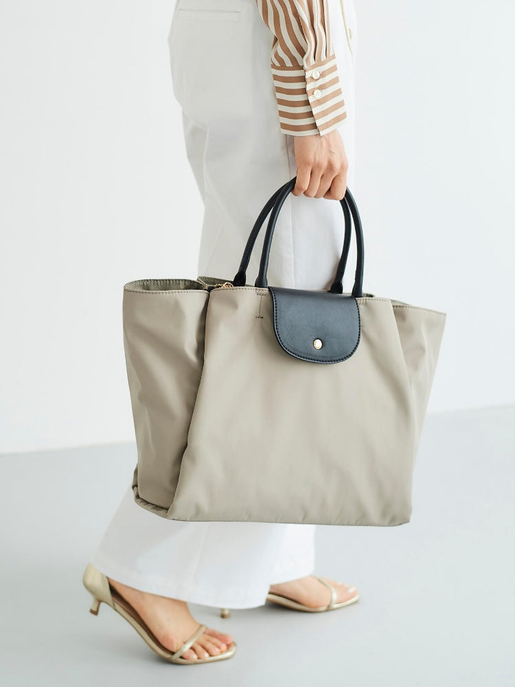 ルクールブラン le.coeur blanc フラップツキトート (ネイビー) ネイビー