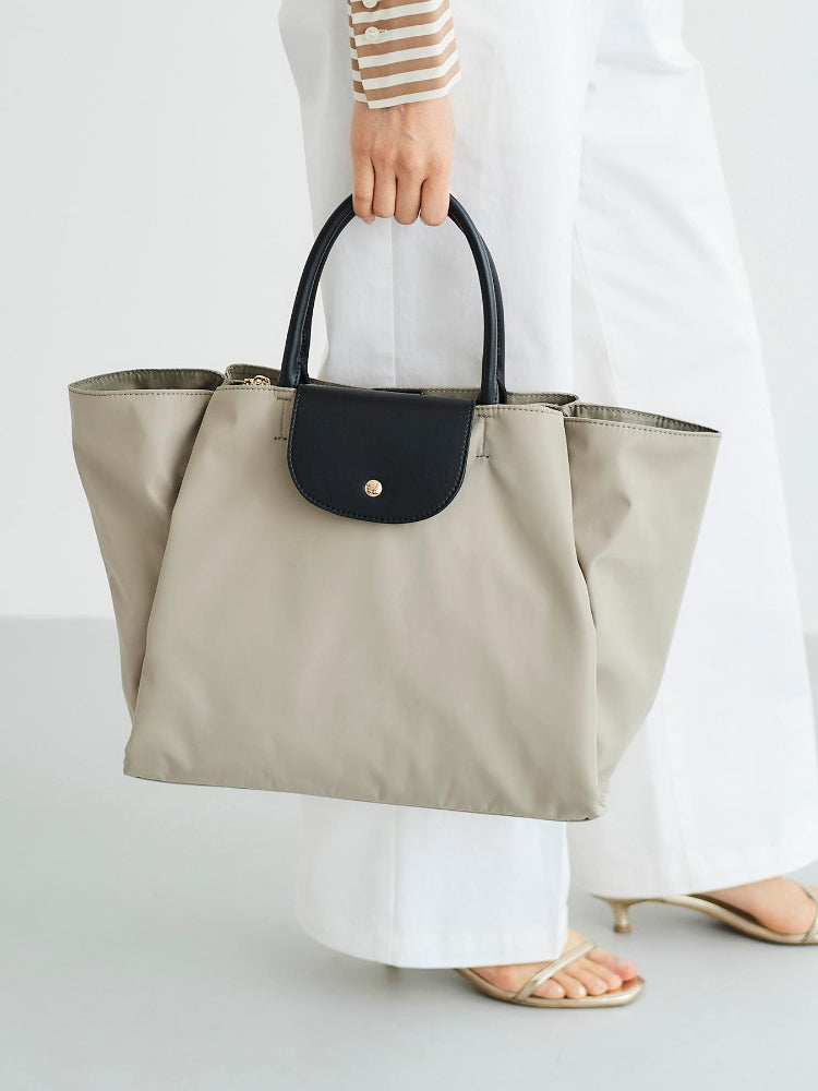 ルクールブラン le.coeur blanc フラップツキトート (ネイビー) ネイビー