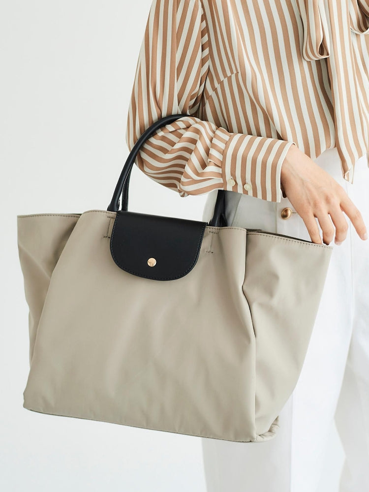 ルクールブラン le.coeur blanc フラップツキトート (ネイビー) ネイビー