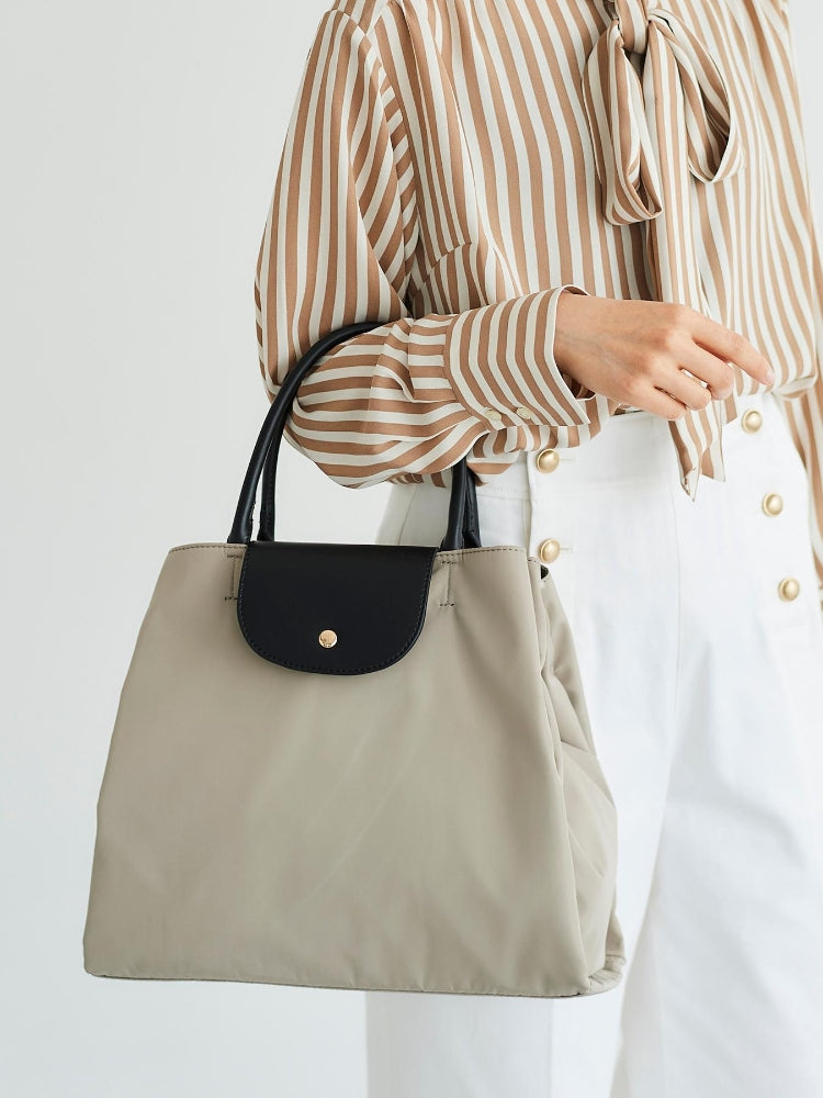 ルクールブラン le.coeur blanc フラップツキトート (ネイビー) ネイビー