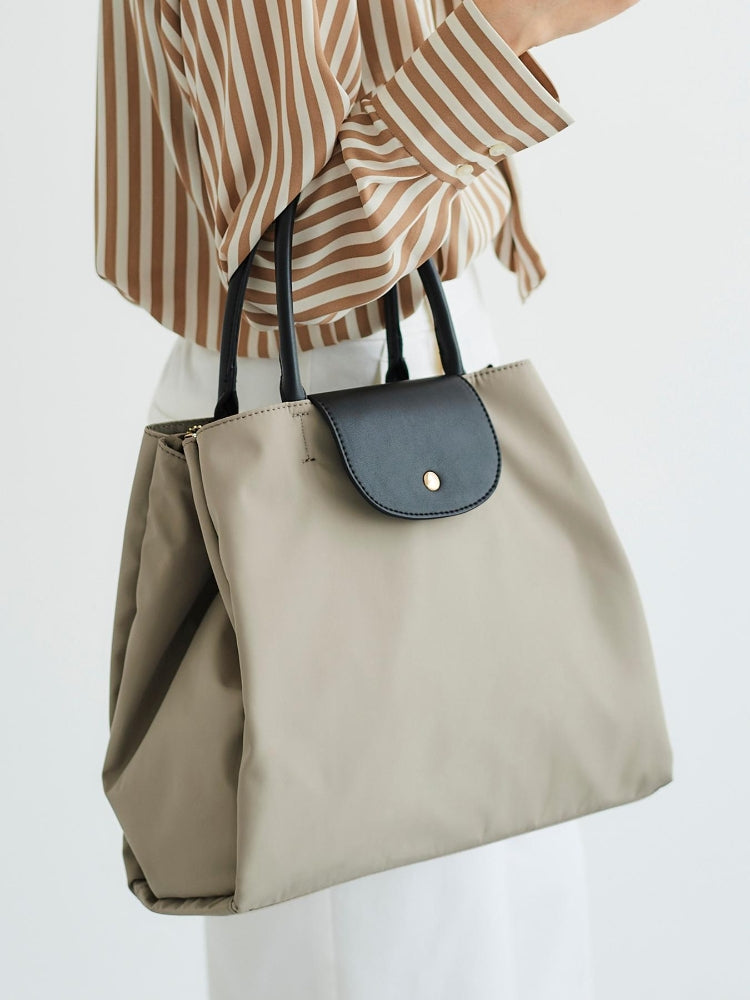 ルクールブラン le.coeur blanc フラップツキトート (ネイビー) ネイビー