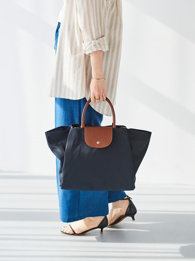 ルクールブラン le.coeur blanc フラップツキトート (ネイビー) ネイビー