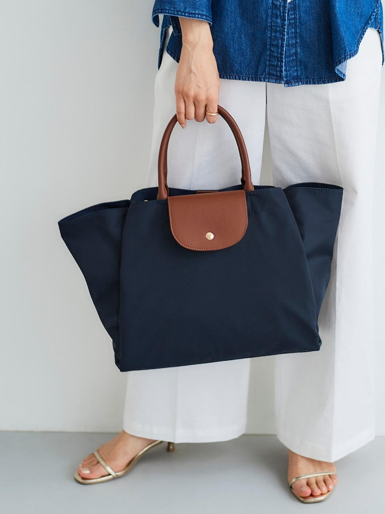 ルクールブラン le.coeur blanc フラップツキトート (ネイビー) ネイビー