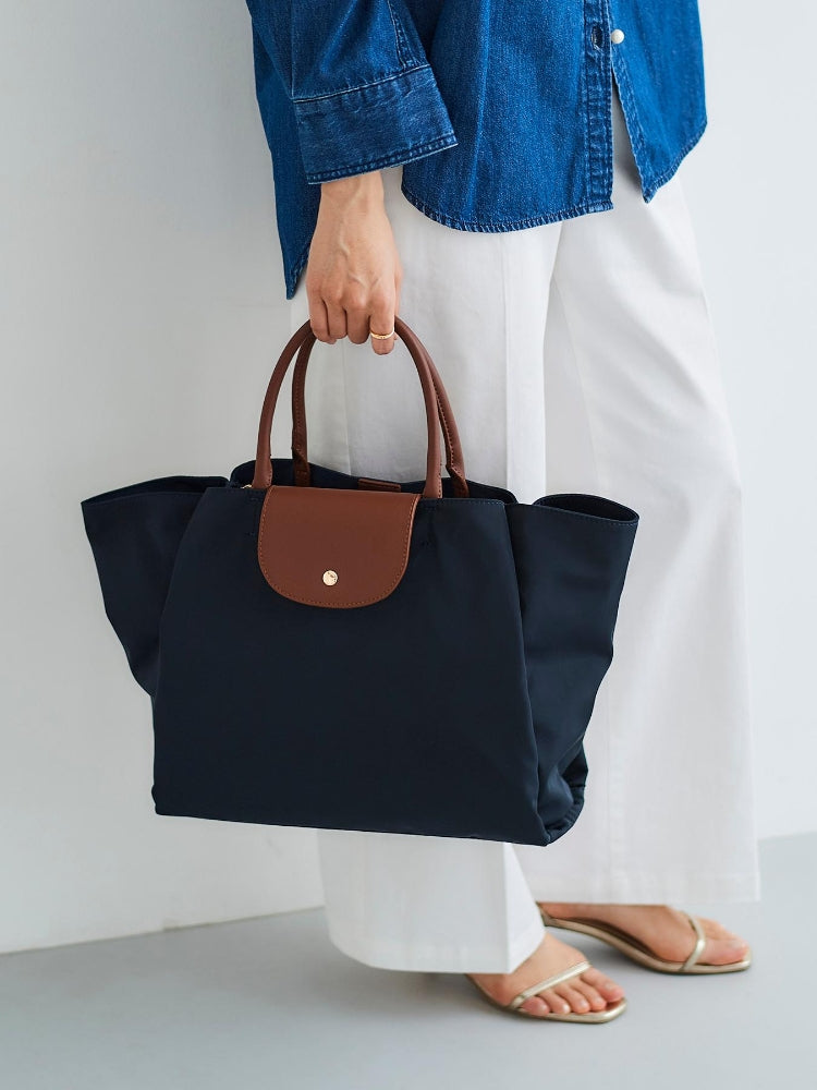 ルクールブラン le.coeur blanc フラップツキトート (ネイビー) ネイビー