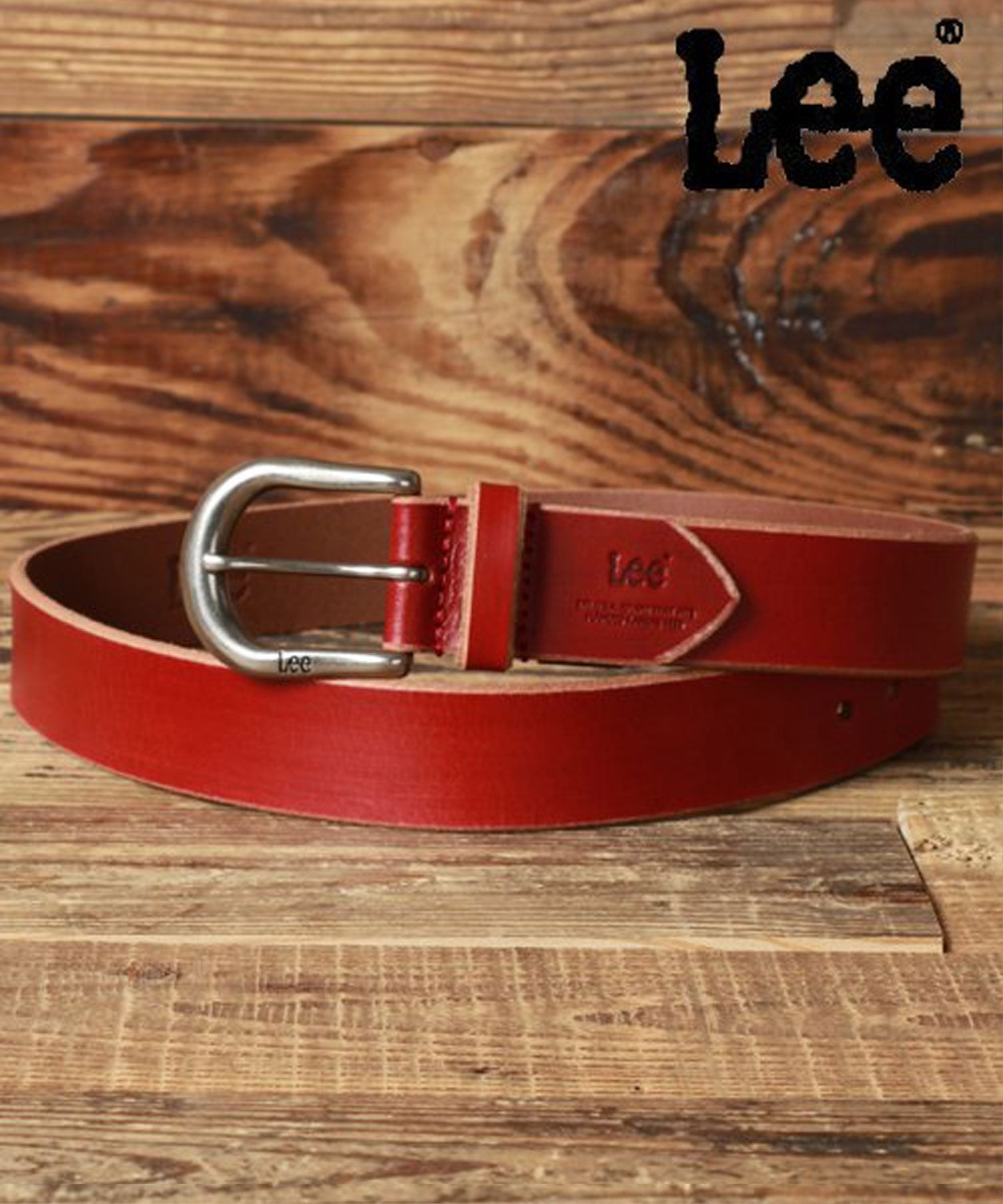 Lee Hand-Dyed Leather Belt 30mm Width / Men's Belt Genuine Leather Casual Denim Jeans American Casual Adult Leather