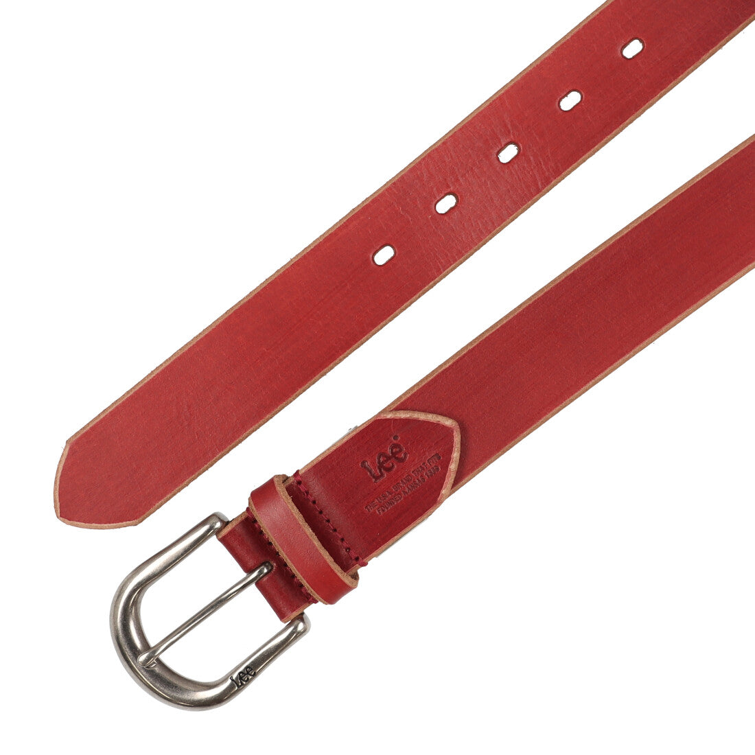 Lee Hand-Dyed Leather Belt 30mm Width / Men's Belt Genuine Leather Casual Denim Jeans American Casual Adult Leather