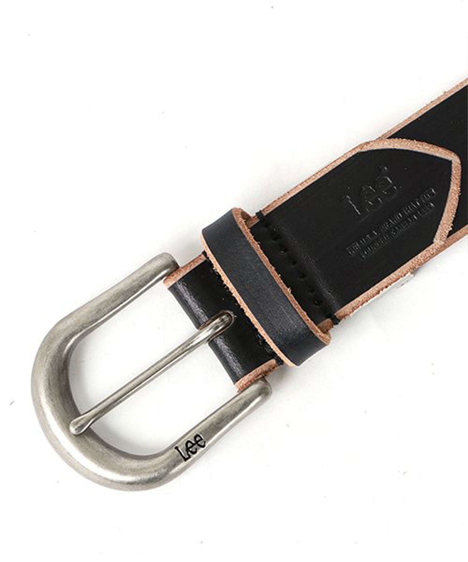 Lee Hand-Dyed Leather Belt 30mm Width / Men's Belt Genuine Leather Casual Denim Jeans American Casual Adult Leather