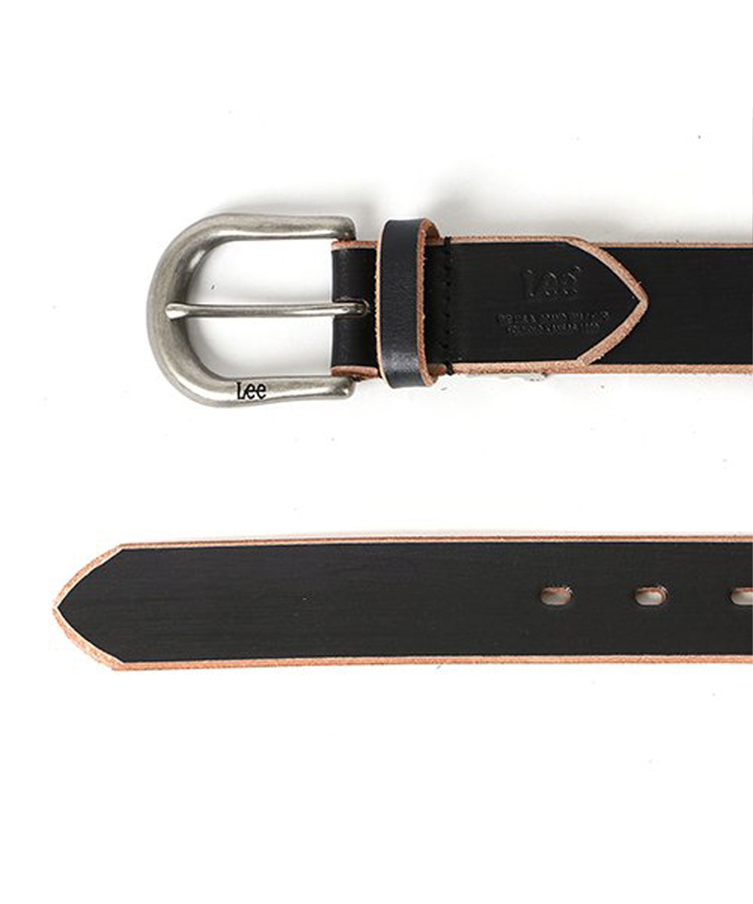 Lee Hand-Dyed Leather Belt 30mm Width / Men's Belt Genuine Leather Casual Denim Jeans American Casual Adult Leather