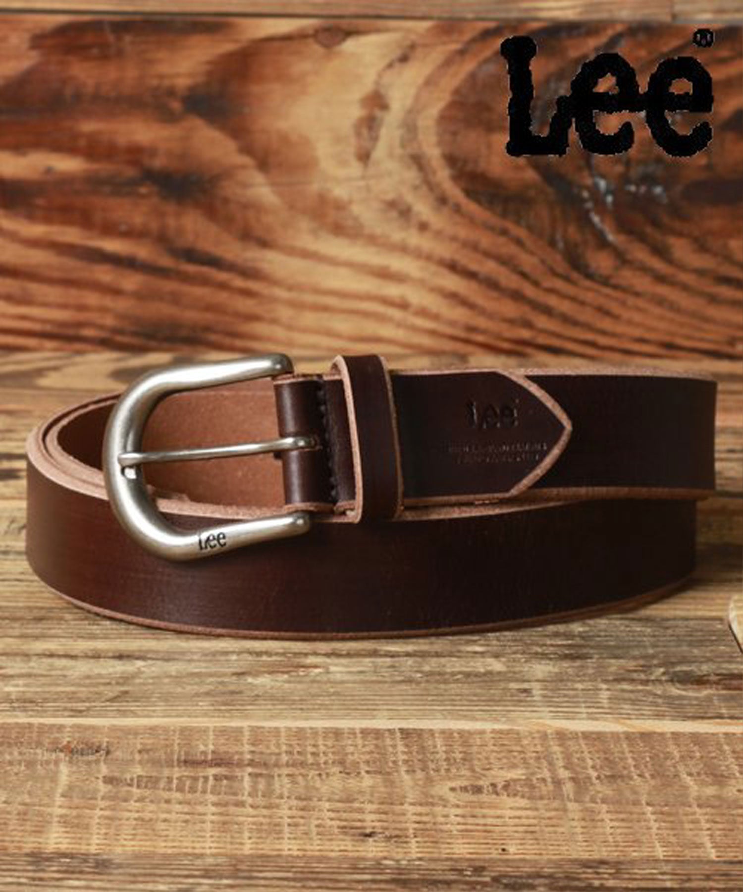 Lee Hand-Dyed Leather Belt 30mm Width / Men's Belt Genuine Leather Casual Denim Jeans American Casual Adult Leather