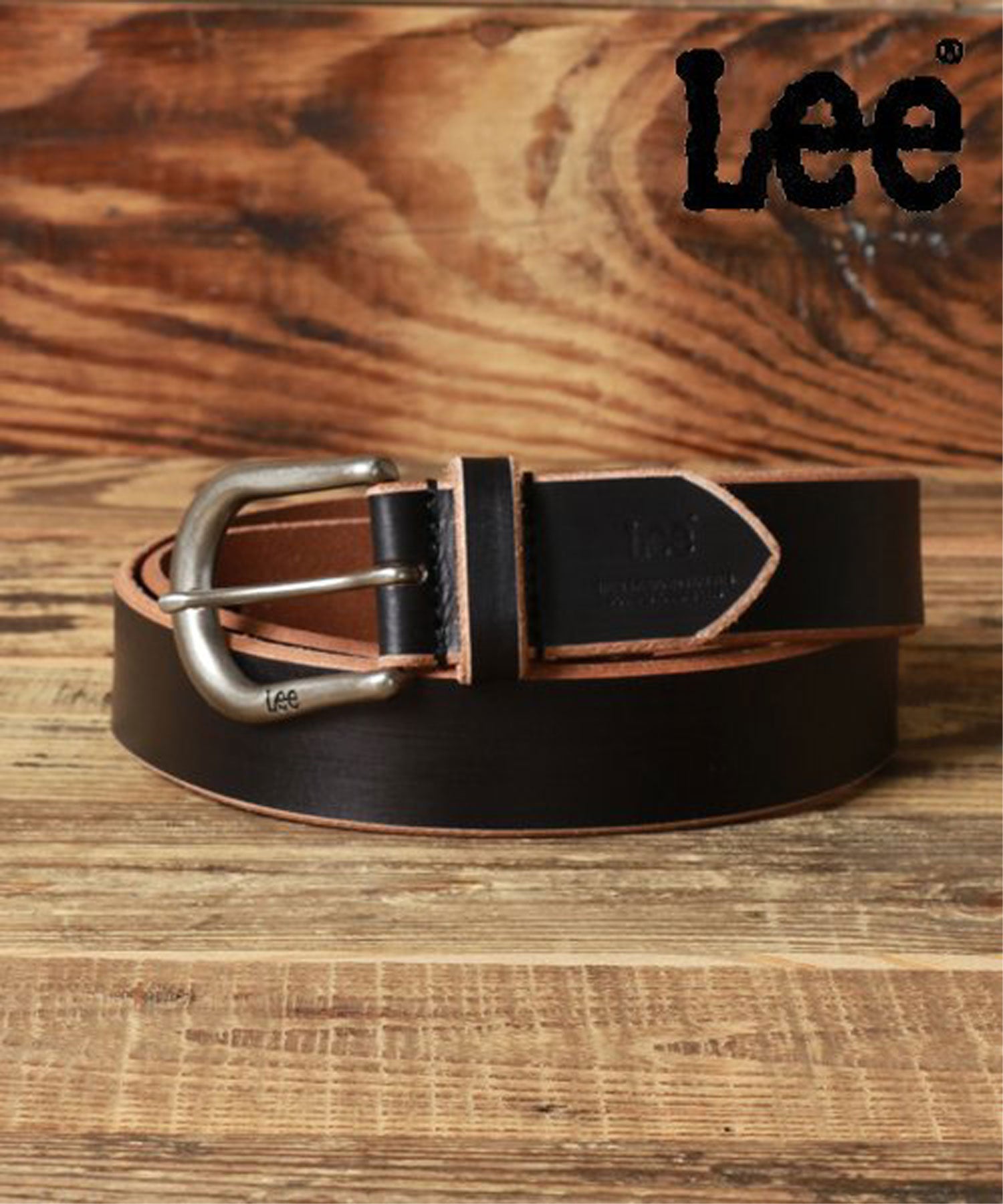 Lee Hand-Dyed Leather Belt 30mm Width / Men's Belt Genuine Leather Casual Denim Jeans American Casual Adult Leather