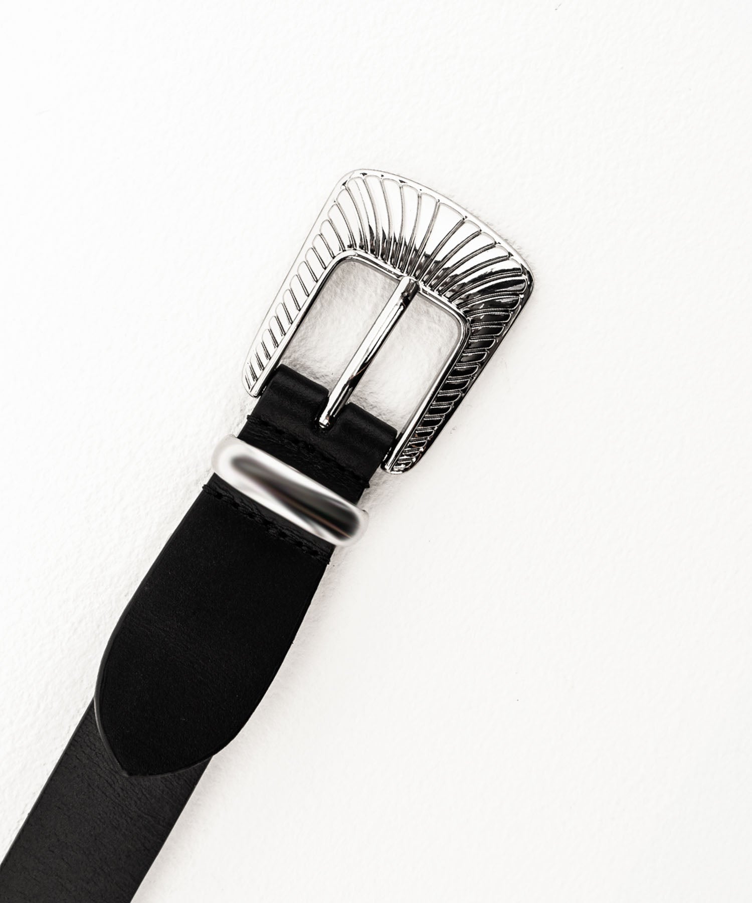 リー Lee 25mmウエスタン調ベルト (ブラック) ブラック