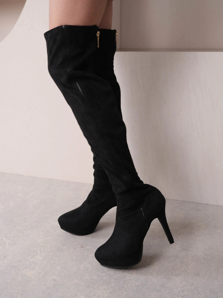 リップサービス LIP SERVICE サイドラインニーハイブーツ