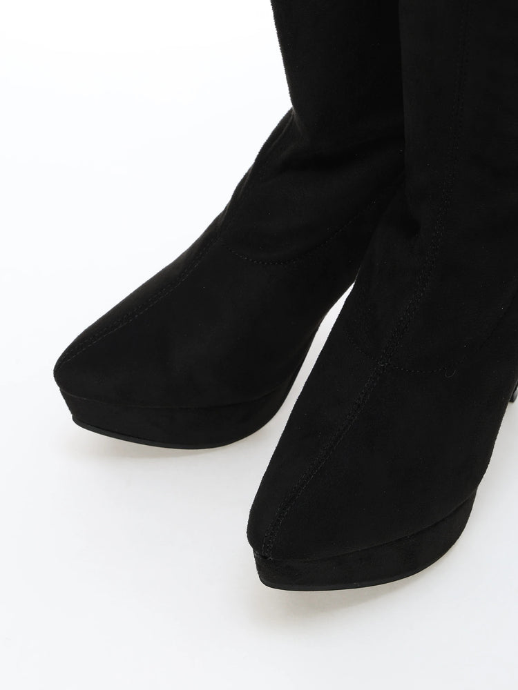 リップサービス LIP SERVICE サイドラインニーハイブーツ