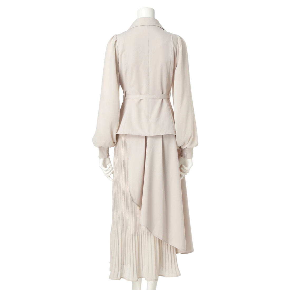 リップサービス LIP SERVICE ジャケットプリーツロングワンピース