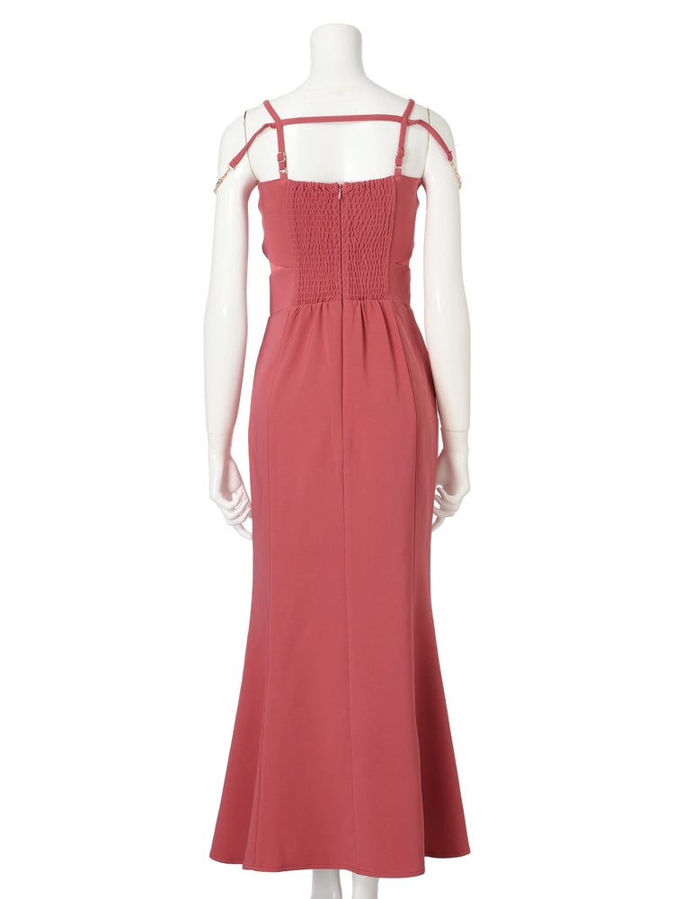 リップサービス LIP SERVICE サイドシアーマーメイドキャミワンピース (ローズ) ローズ