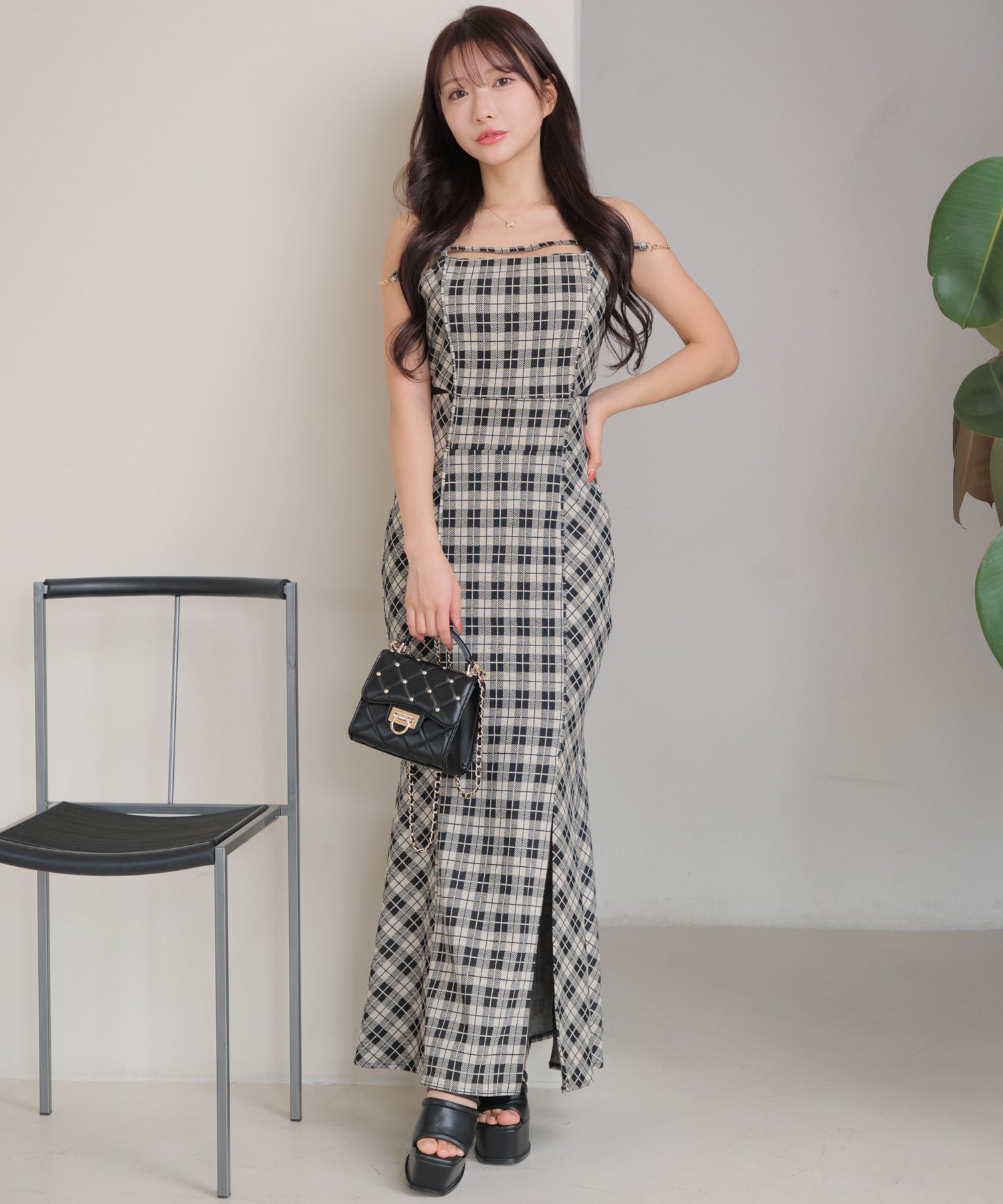 リップサービス LIP SERVICE サイドシアーマーメイドキャミワンピース (ミックス1) ミックス1