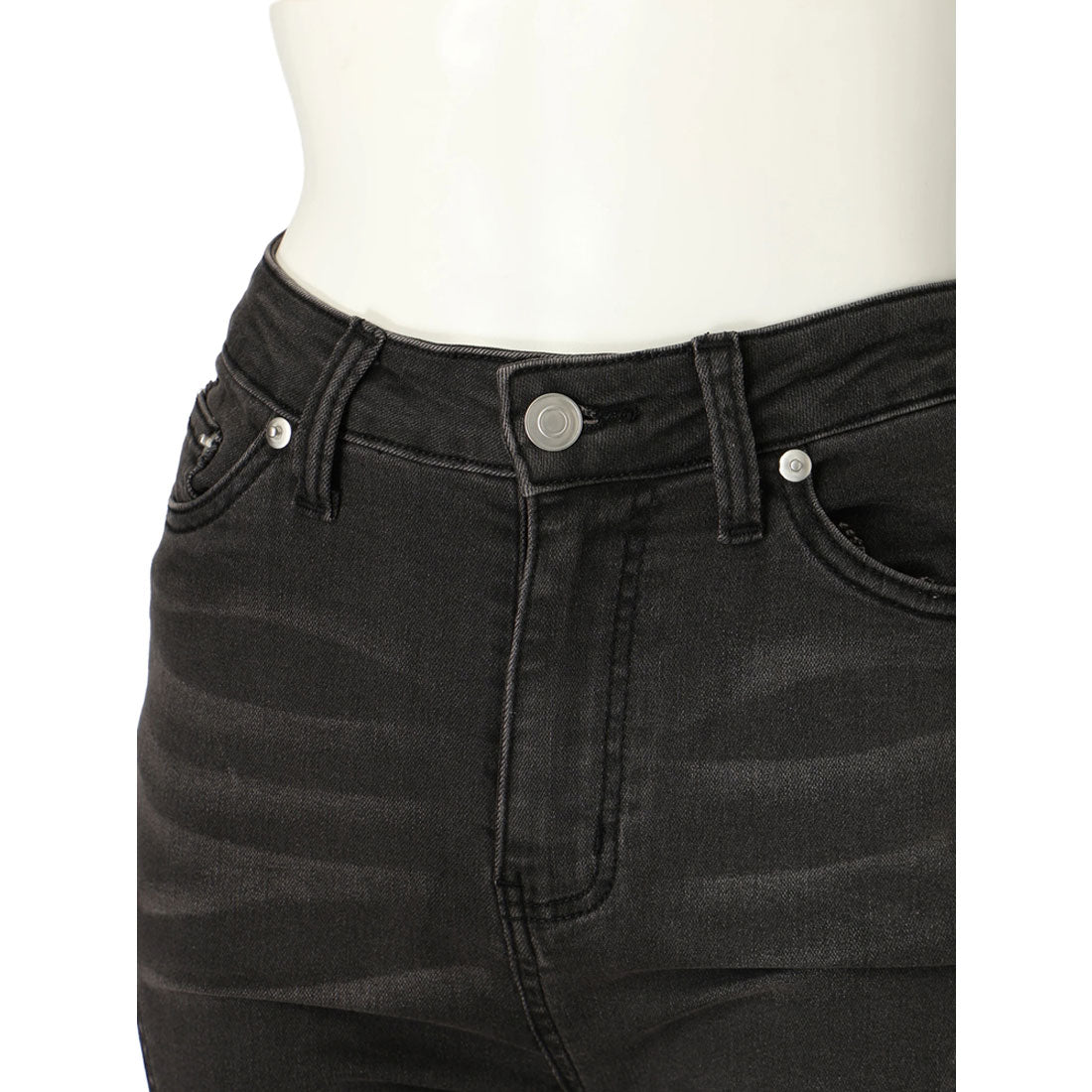 リップサービス LIP SERVICE シェーディングラインフレアデニムパンツ (グレー) グレー