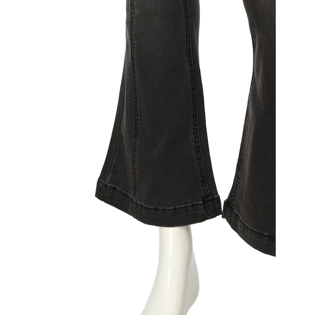 リップサービス LIP SERVICE シェーディングラインフレアデニムパンツ (グレー) グレー