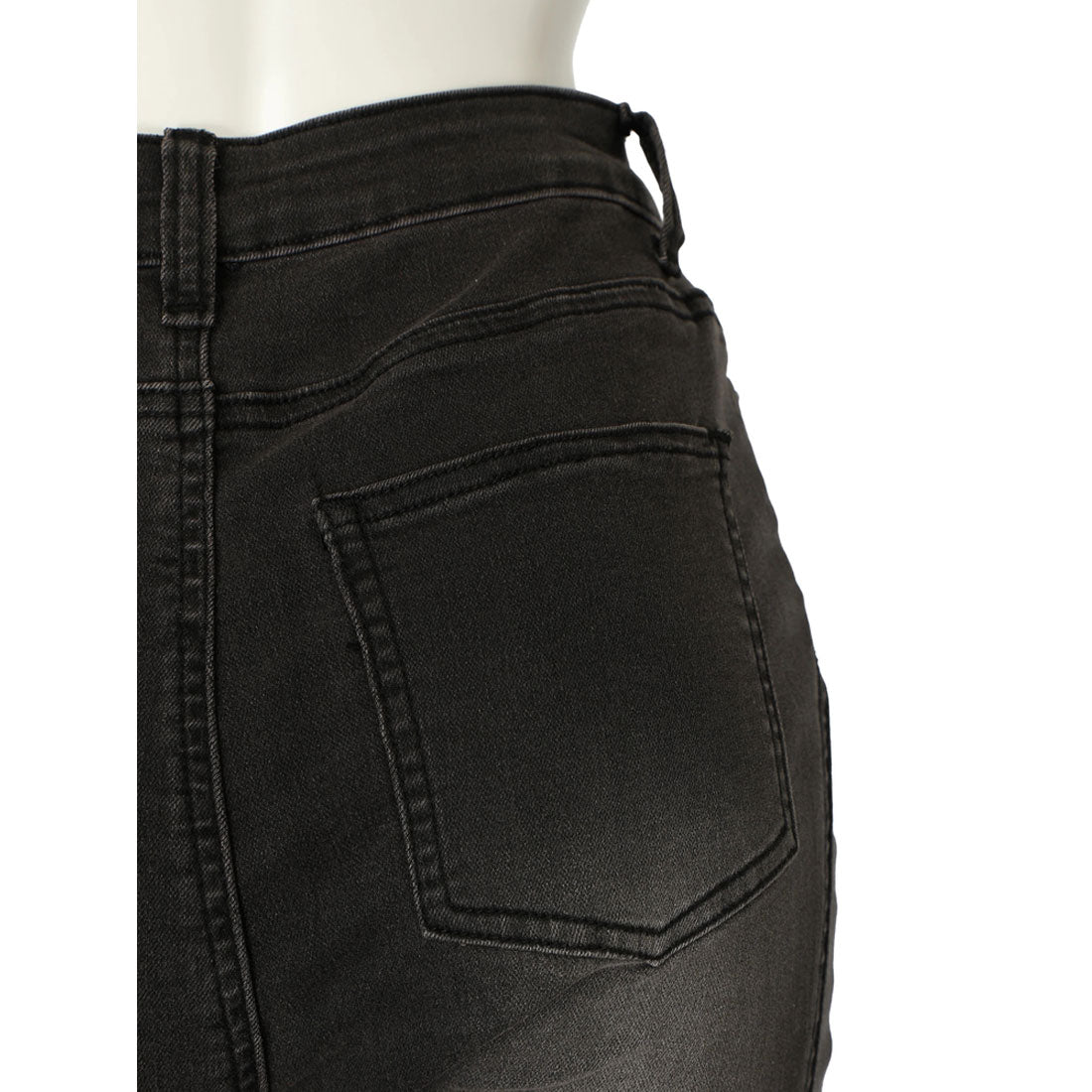 リップサービス LIP SERVICE シェーディングラインフレアデニムパンツ (グレー) グレー