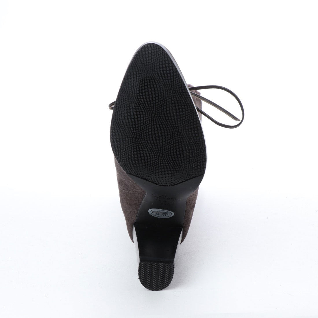 オールウェザーボア付ヒールミドルブーツ