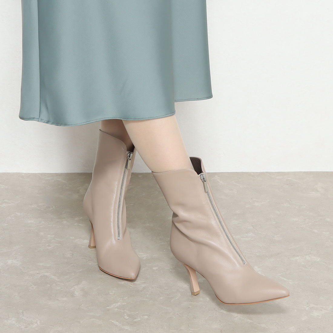 リミット ティル トゥエンティスリーフィフティナイン LIMIT TILL 2359 フロントジップブーツ