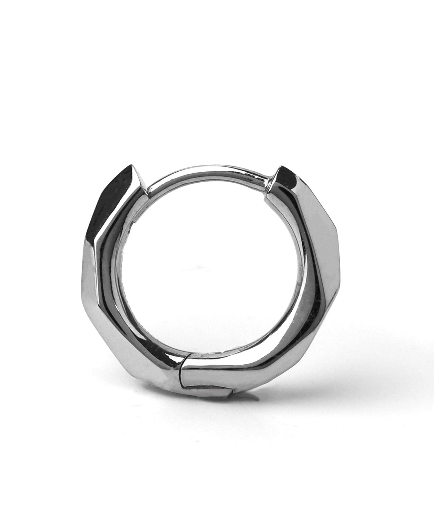 ライオンハート LION HEART 【限定展開】“LH-1”ディストーションフープピアス/サージカルステンレス(金属アレルギー対応) (シルバー) シルバー