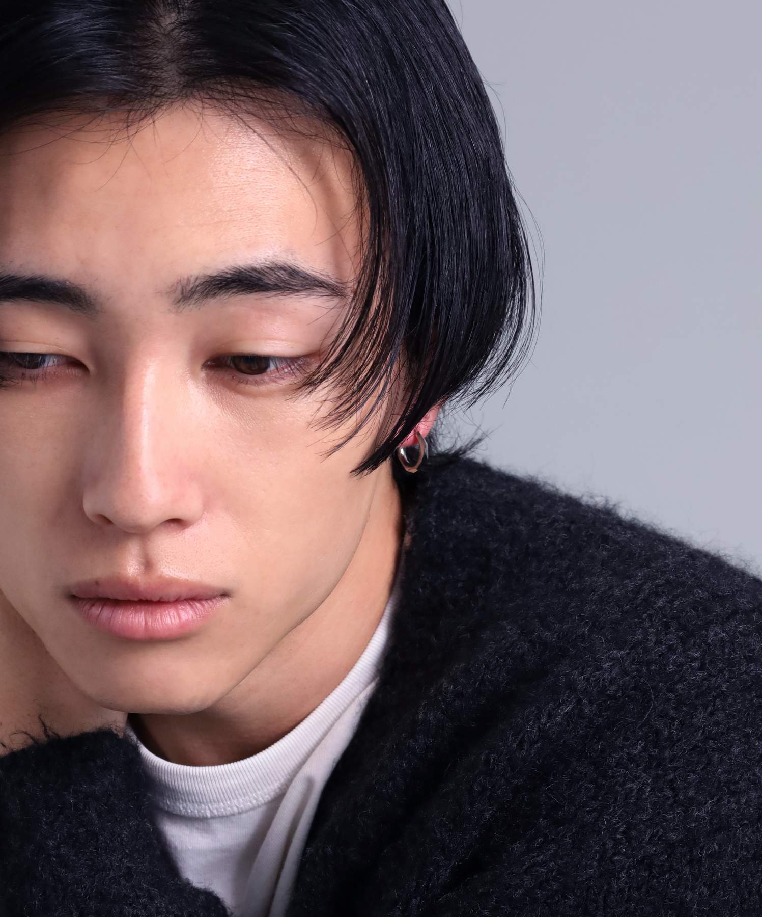 ライオンハート LION HEART 【限定展開】“LH-1”ディストーションフープピアス/サージカルステンレス(金属アレルギー対応) (シルバー) シルバー