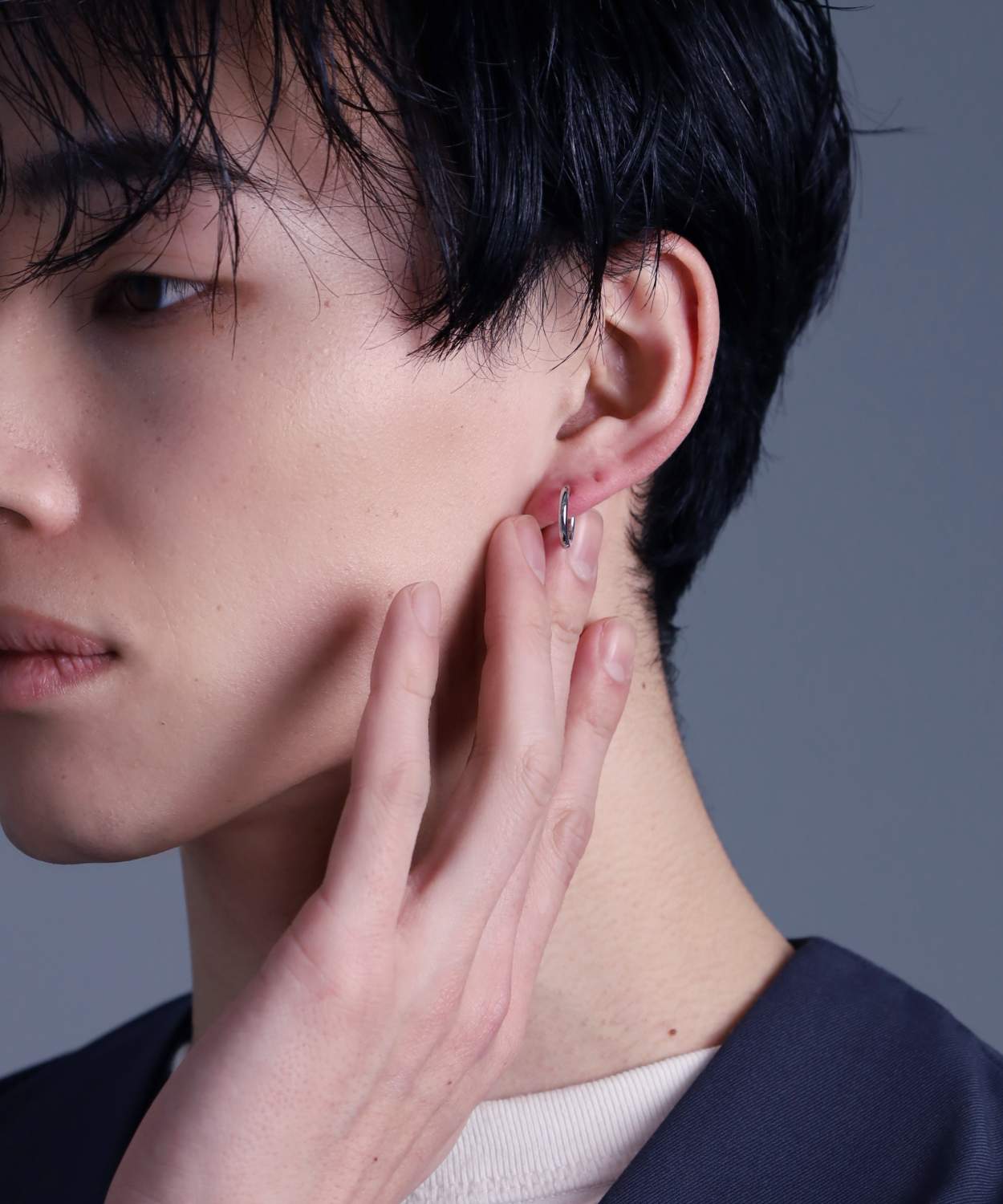 ライオンハート LION HEART 【限定展開】LH-1 スキニーフープピアス/サージカルステンレス316L (シルバー) シルバー