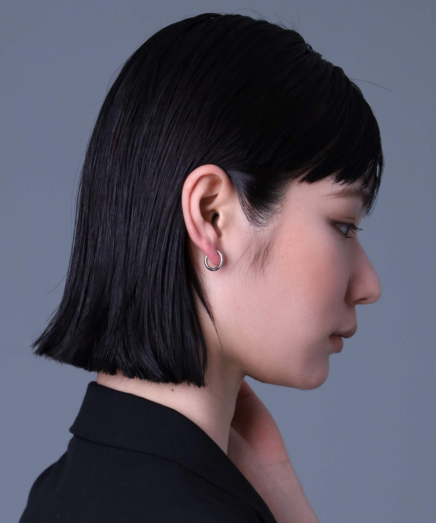 ライオンハート LION HEART 【限定展開】LH-1 スキニーフープピアス/サージカルステンレス316L (シルバー) シルバー