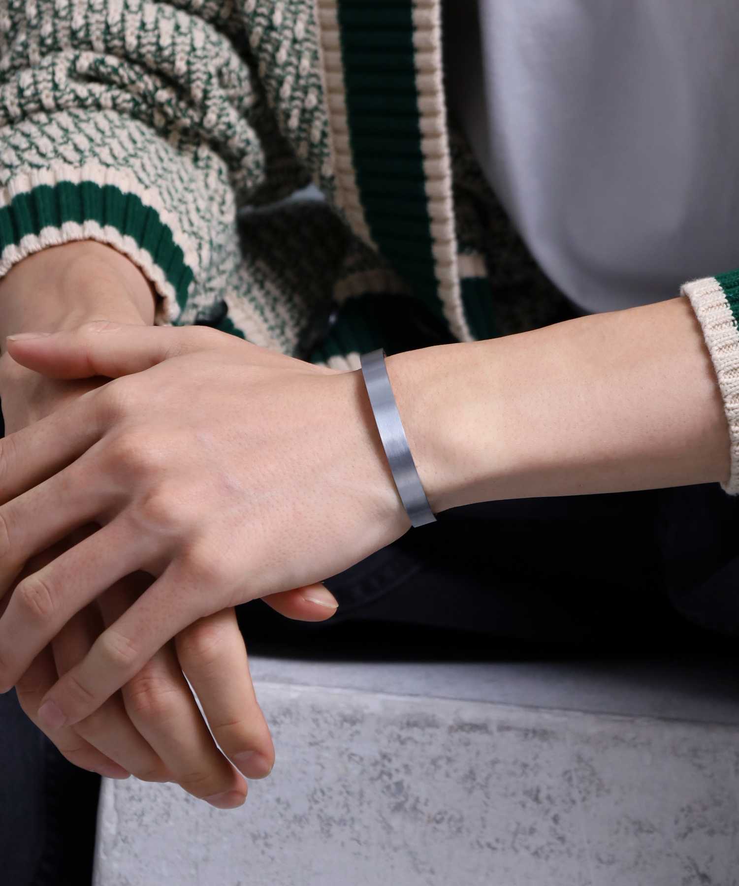 ライオンハート LION HEART 【限定展開】LH-1 ワイドストレートバングル/サージカルステンレス316L(金属アレルギー対応) (シルバー) シルバー