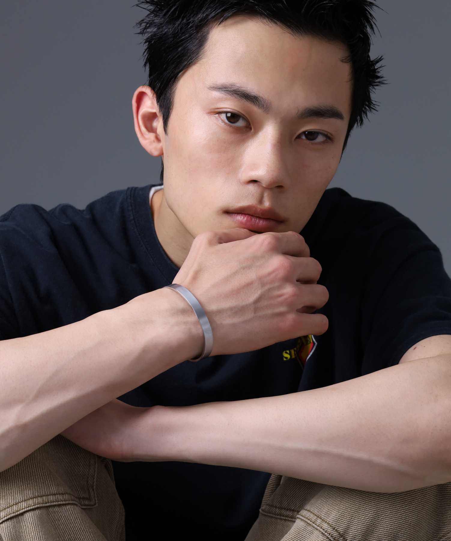 ライオンハート LION HEART 【限定展開】LH-1 ワイドストレートバングル/サージカルステンレス316L(金属アレルギー対応) (シルバー) シルバー