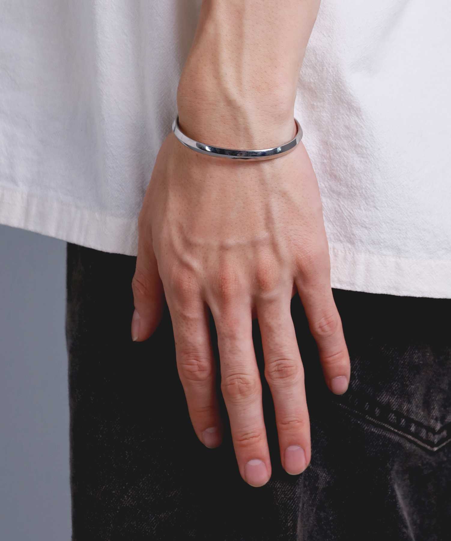 ライオンハート LION HEART 【限定展開】“LH-1”ケンワンバングル/サージカルステンレス(金属アレルギー対応) (シルバー) シルバー