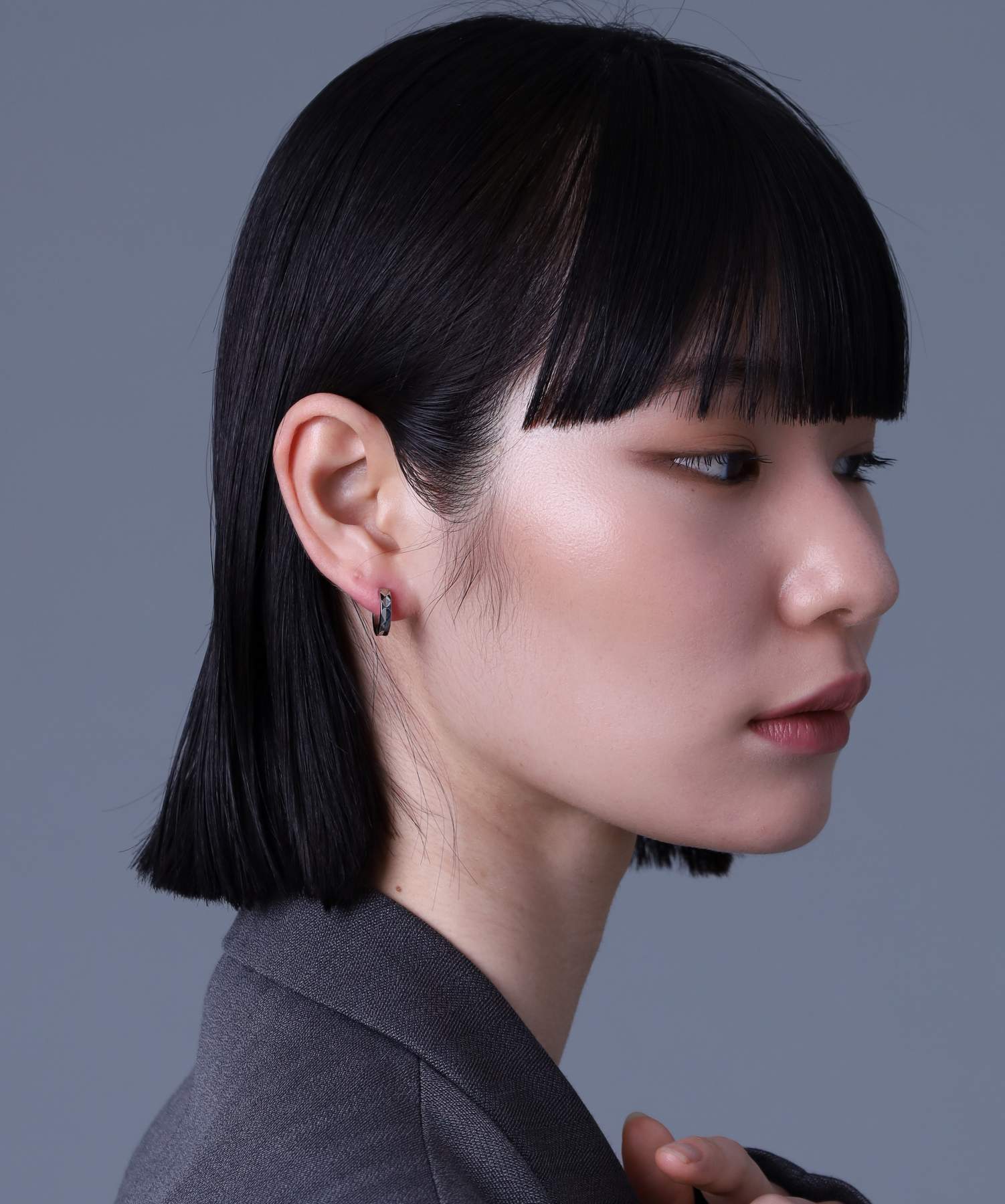 ライオンハート LION HEART 【限定展開】“LH-1”フリージングフープピアス/サージカルステンレス(金属アレルギー対応) (シルバー) シルバー