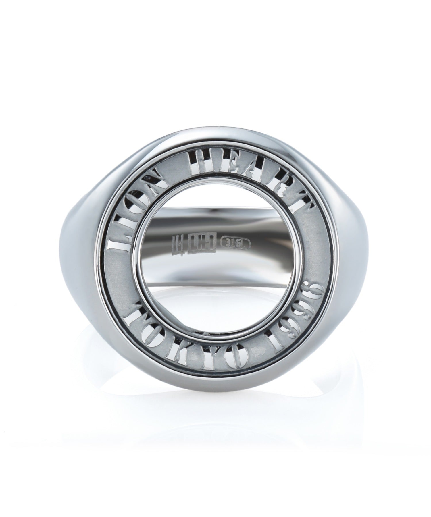 ライオンハート LION HEART 【限定展開】“LH-1”アーバンシグネットリング/type2/サージカルステンレス(金属アレルギー対応) (シルバー) シルバー