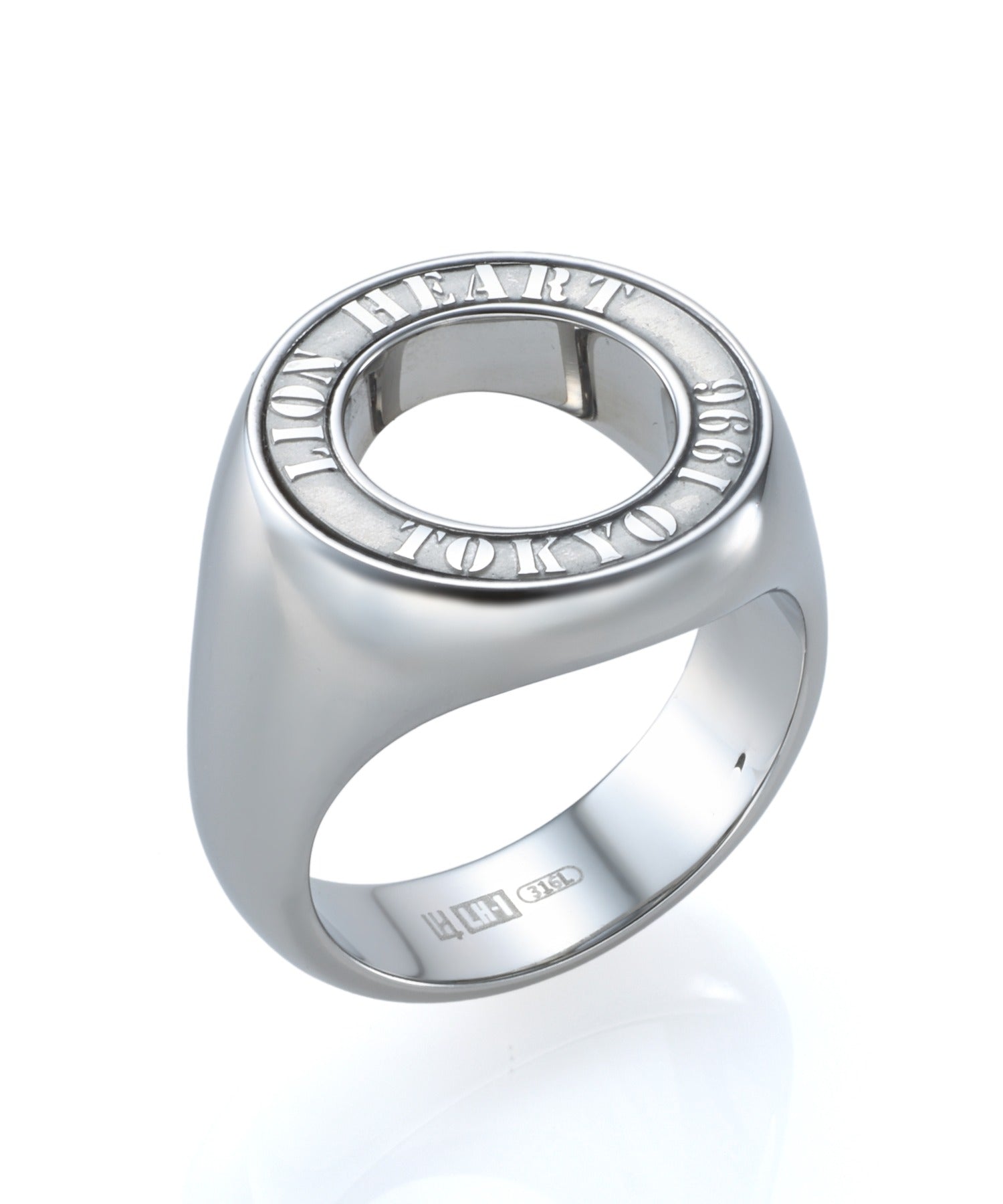 ライオンハート LION HEART 【限定展開】“LH-1”アーバンシグネットリング/type2/サージカルステンレス(金属アレルギー対応) (シルバー) シルバー