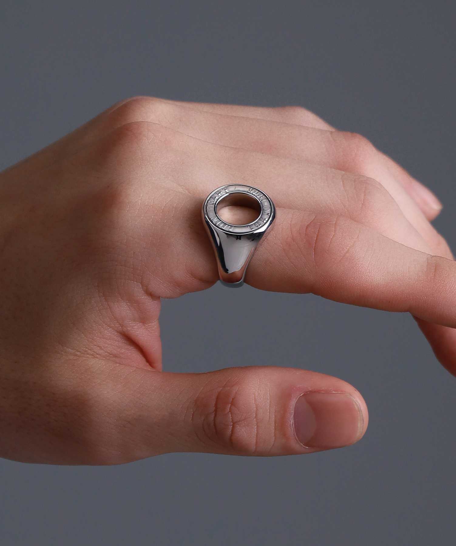 ライオンハート LION HEART 【限定展開】“LH-1”アーバンシグネットリング/type2/サージカルステンレス(金属アレルギー対応) (シルバー) シルバー