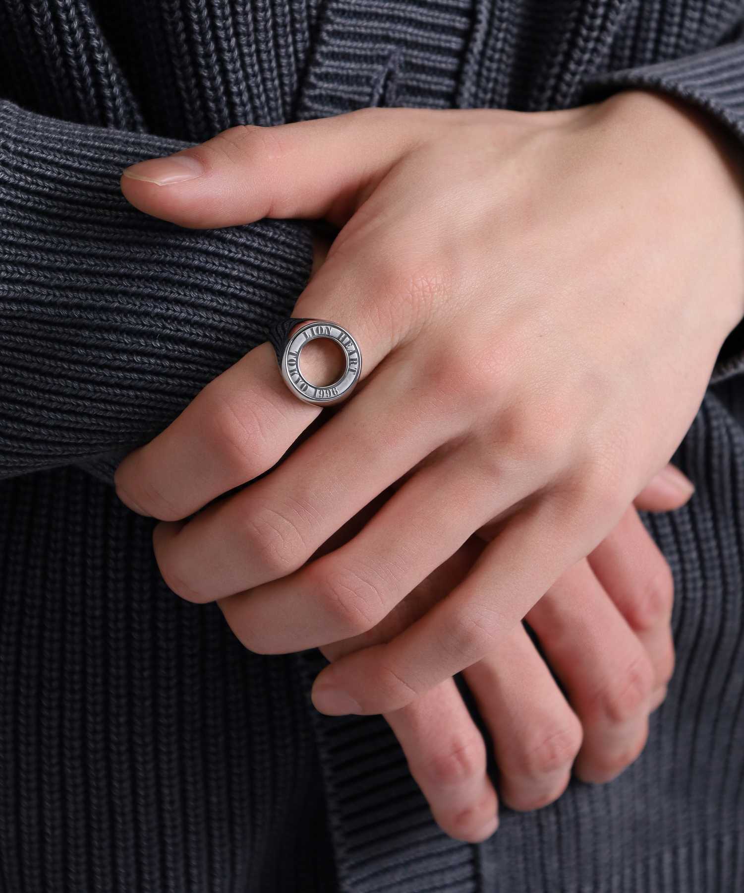 ライオンハート LION HEART 【限定展開】“LH-1”アーバンシグネットリング/type2/サージカルステンレス(金属アレルギー対応) (シルバー) シルバー