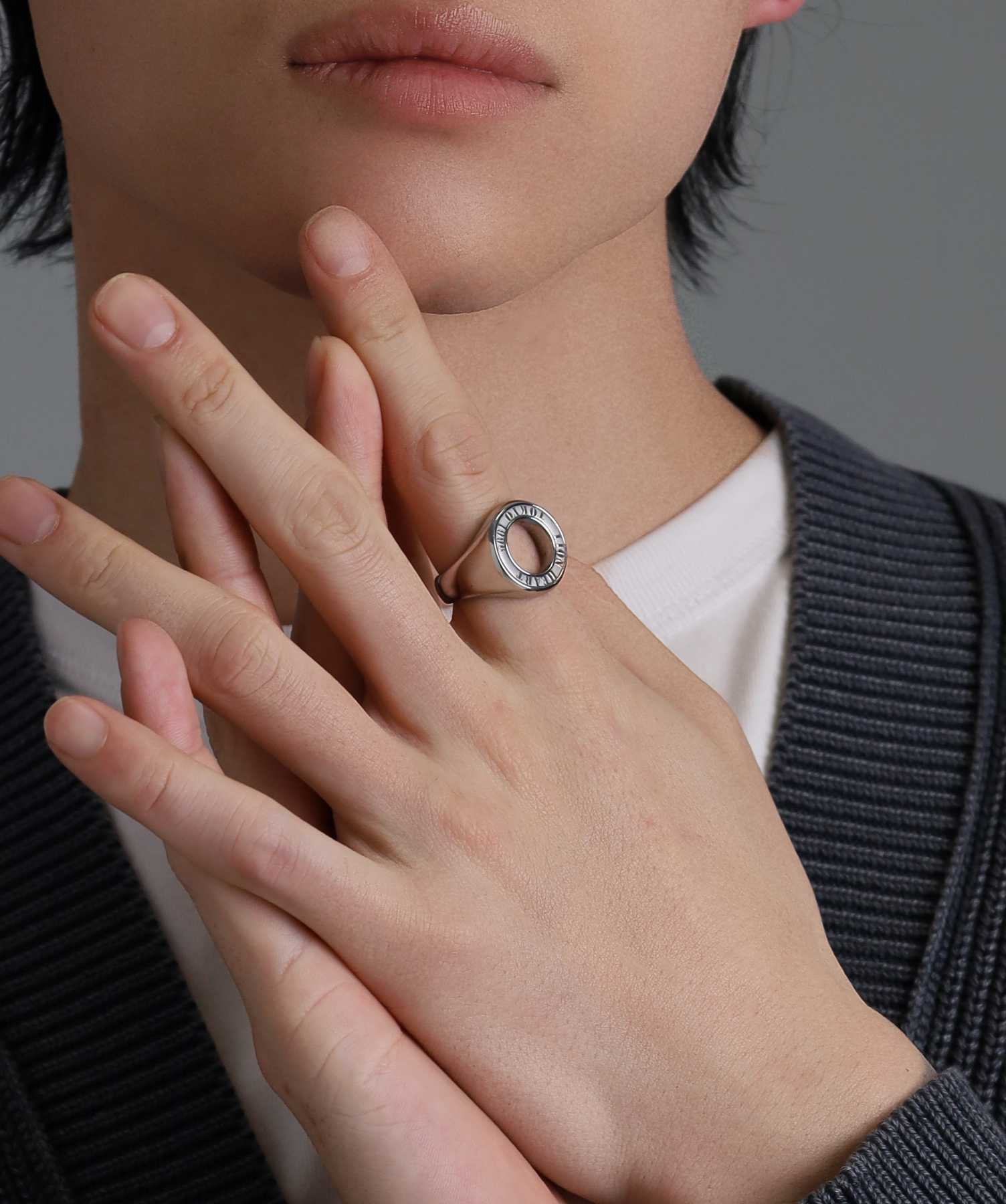 ライオンハート LION HEART 【限定展開】“LH-1”アーバンシグネットリング/type2/サージカルステンレス(金属アレルギー対応) (シルバー) シルバー