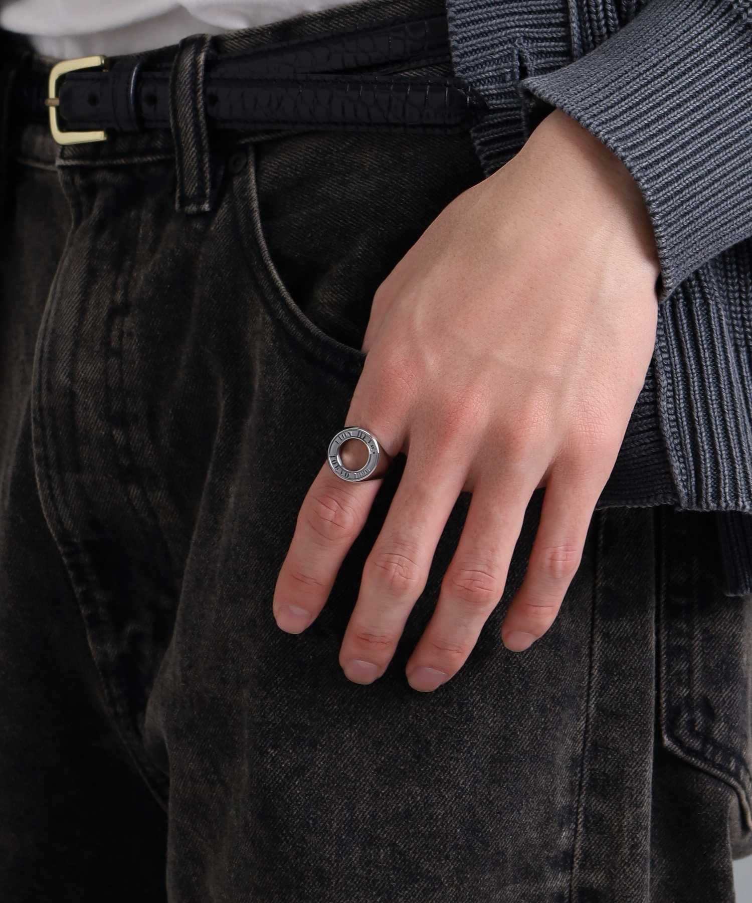 ライオンハート LION HEART 【限定展開】“LH-1”アーバンシグネットリング/type2/サージカルステンレス(金属アレルギー対応) (シルバー) シルバー