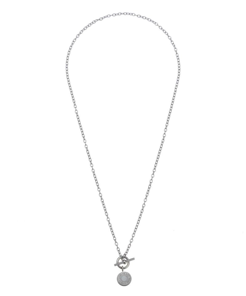 ライオンハート LION HEART 【限定展開】“LH-1”ロゴチャームネックレス/サージカルステンレス(金属アレルギー対応) (シルバー) シルバー